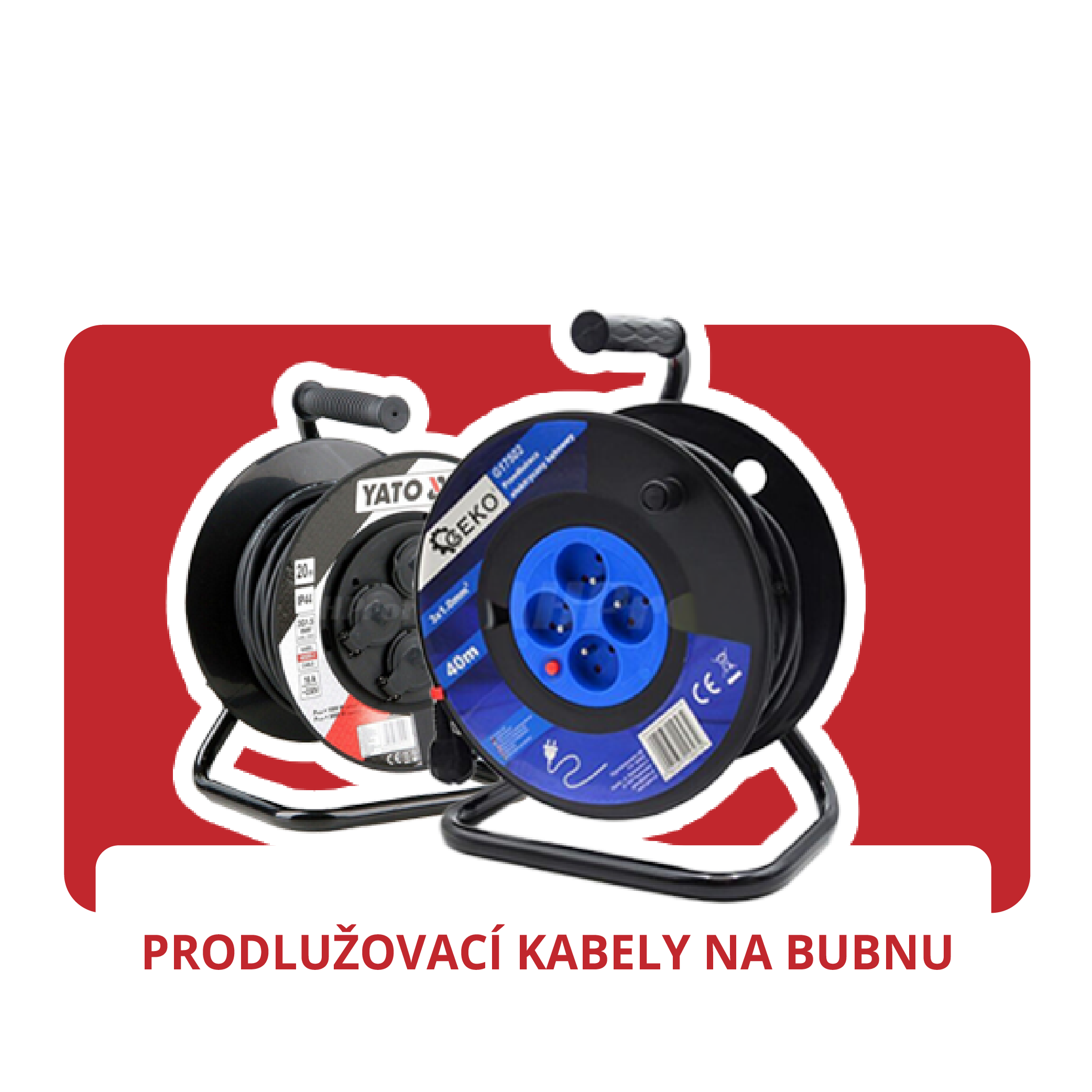 Prodlužovací kabely na bubnu